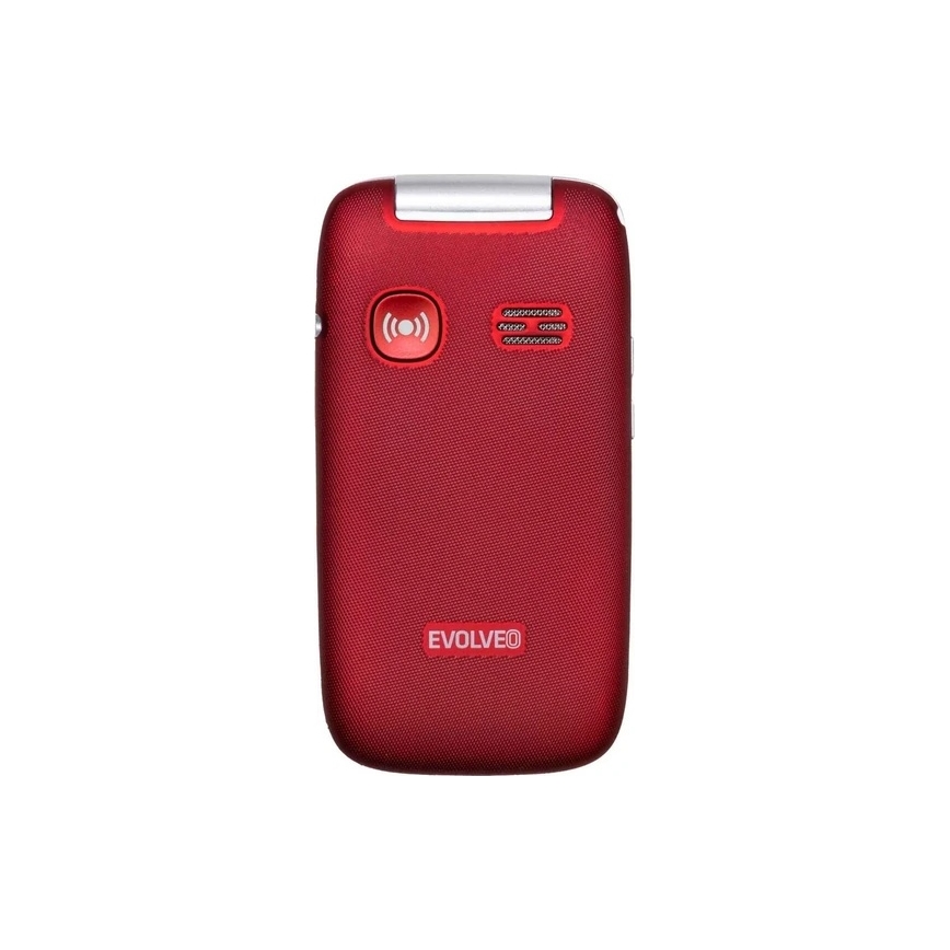 Evolveo - EasyPhone FS telemóvel com tampa para séniores 2.8 vermelho