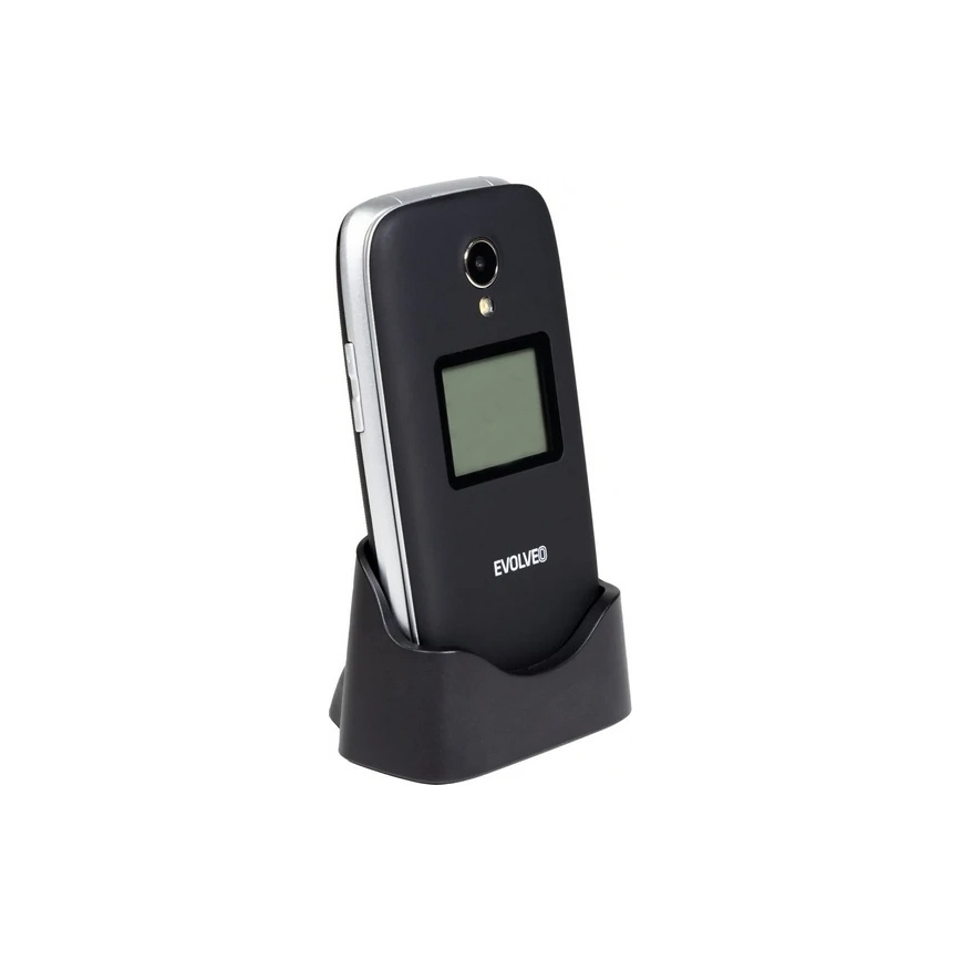 Evolveo - EasyPhone FS telemóvel flip para séniores 2.8 preto