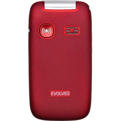 Evolveo - EasyPhone FS telemóvel flip para seniores 2.8 vermelho