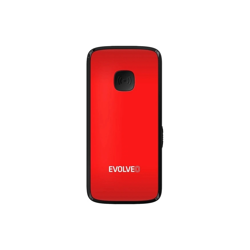 Evolveo - EasyPhone ID, telemóvel para seniores, vermelho