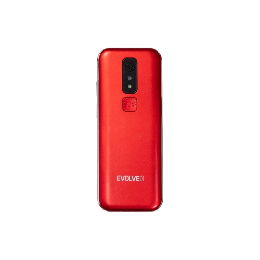 Evolveo - EasyPhone LT 4G telemóvel vermelho para seniores