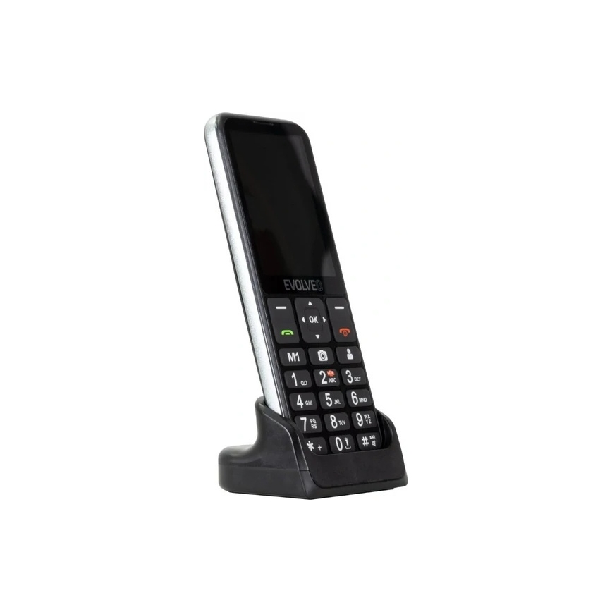 Evolveo - EasyPhone LT, telemóvel 4G para séniores, preto