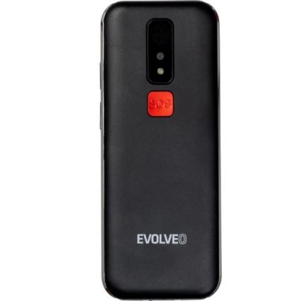 Evolveo - EasyPhone LT, telemóvel 4G para séniores, preto