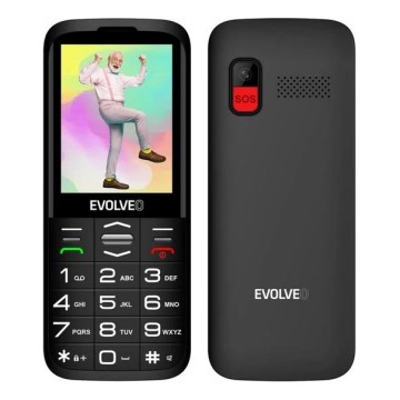 Evolveo - EasyPhone XO, telemóvel para séniores, preto