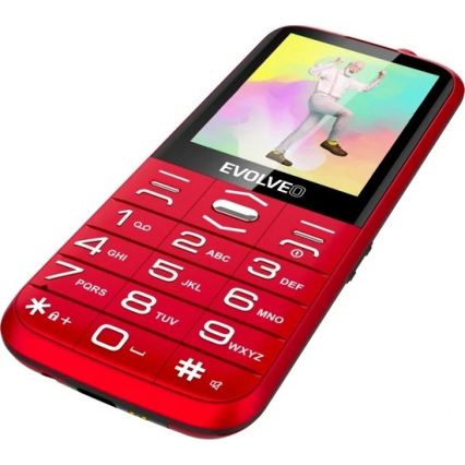 Evolveo - EasyPhone XO telemóvel vermelho para seniores