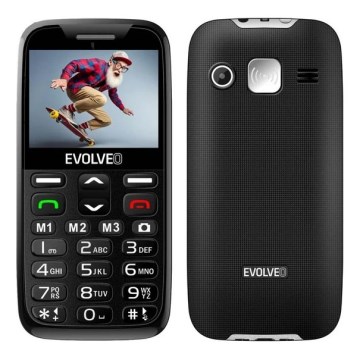 Evolveo - EasyPhone XR, telemóvel 4G para séniores, preto