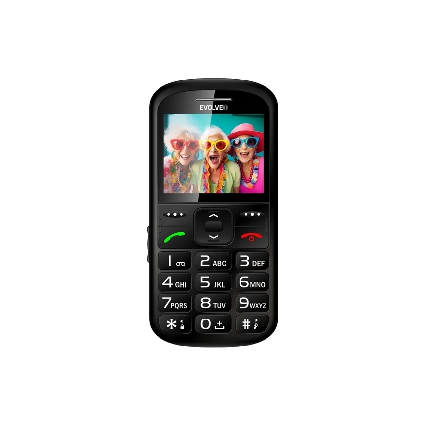 Evolveo - EasyPhone XS, telemóvel para seniores, preto