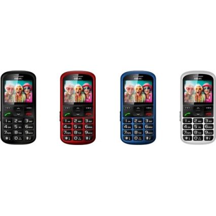 Evolveo - EasyPhone XS, telemóvel para séniores, vermelho