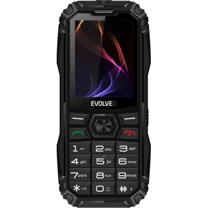Evolveo - MaxPhone A1, telefone com teclas Dual SIM, preto