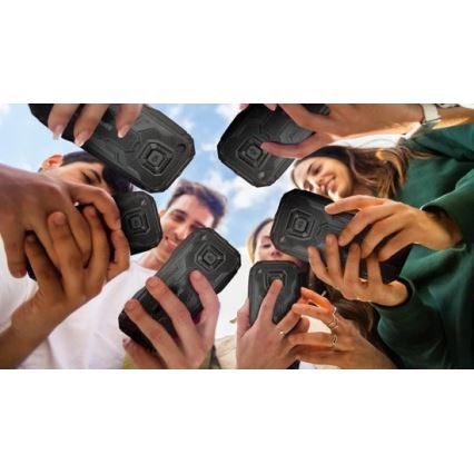 Evolveo - MaxPhone A1, telefone com teclas Dual SIM, preto