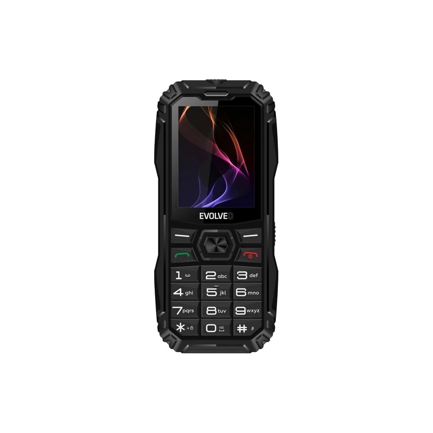 Evolveo - MaxPhone A1 telefone Dual SIM com teclado físico, preto