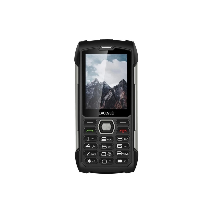 Evolveo - StrongPhone H1 telefone Dual SIM à prova d'água preto/prateado
