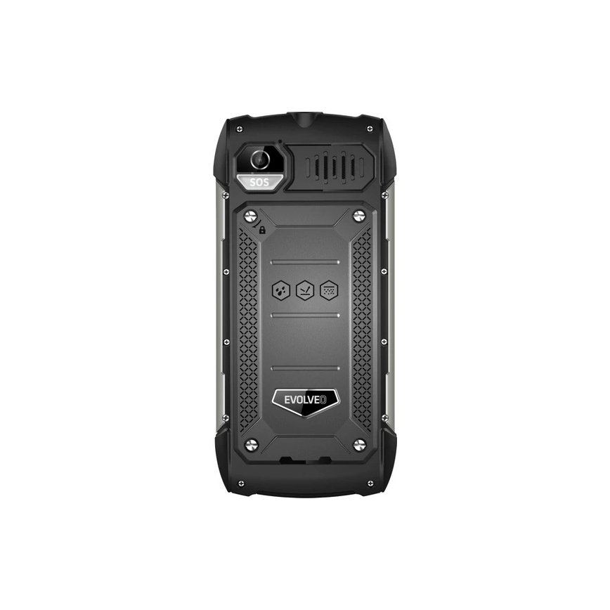 Evolveo - StrongPhone H1 telefone Dual SIM à prova d'água preto/prateado