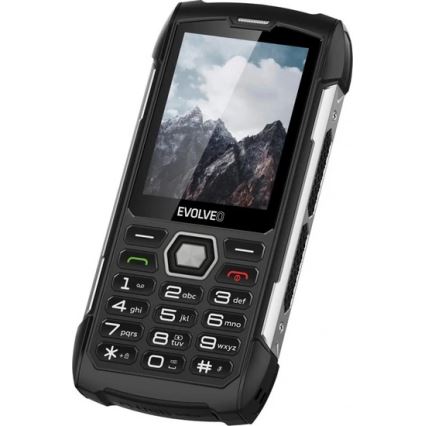 Evolveo - StrongPhone H1 telefone Dual SIM à prova d'água preto/prateado