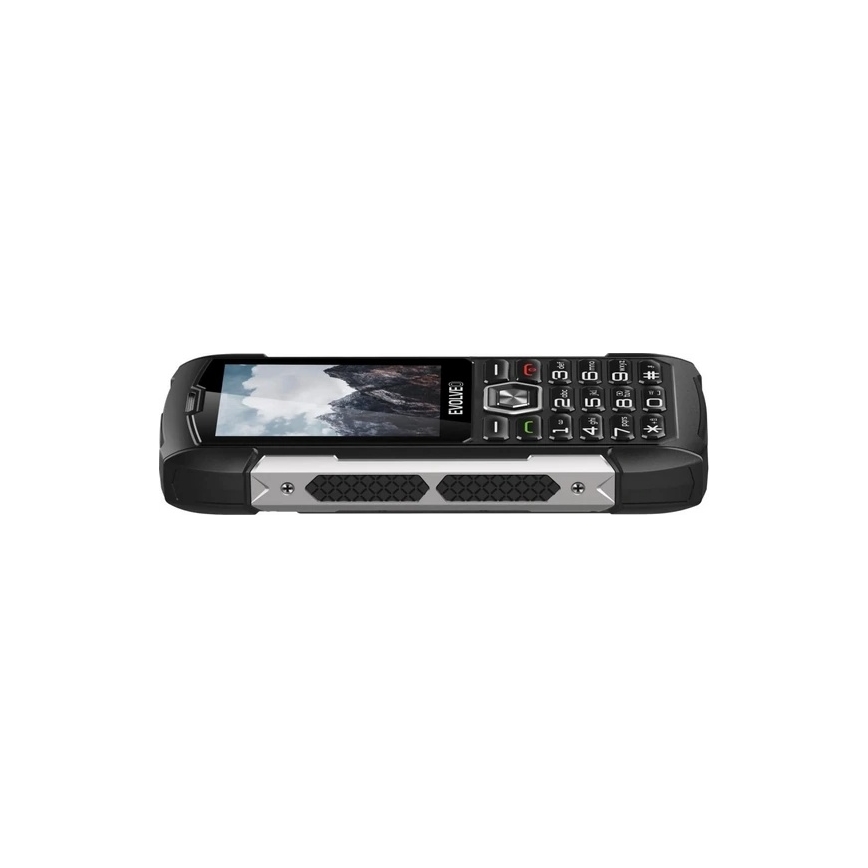 Evolveo - StrongPhone H1 telefone Dual SIM à prova d'água preto/prateado