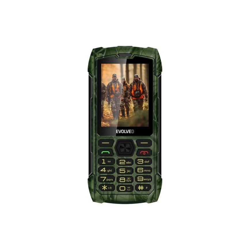 Evolveo - StrongPhone H1 telefone Dual SIM à prova de água com camuflagem de caça