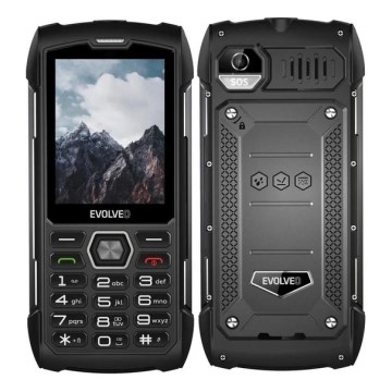 Evolveo - StrongPhone H1, telefone Dual SIM à prova de água, preto-cinzento