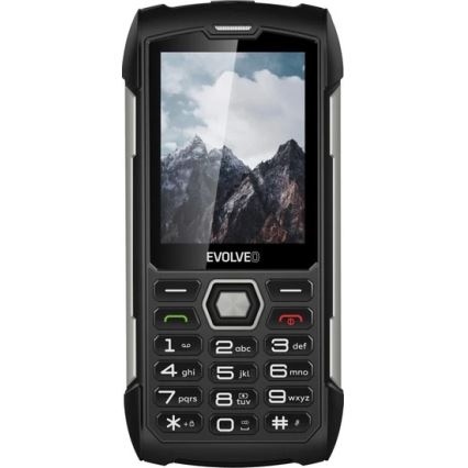 Evolveo - StrongPhone H1, telefone Dual SIM à prova de água preto/prateado
