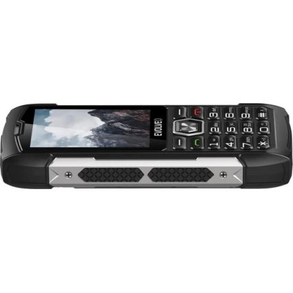 Evolveo - StrongPhone H1, telefone Dual SIM à prova de água preto/prateado
