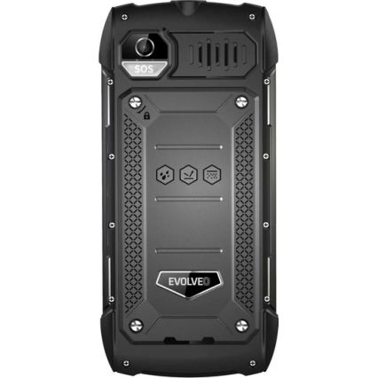 Evolveo - StrongPhone H1, telemóvel Dual SIM à prova de água preto/cinzento
