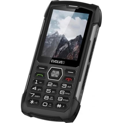 Evolveo - StrongPhone H1, telemóvel Dual SIM à prova de água preto/cinzento