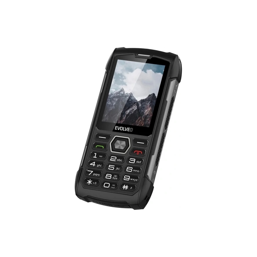 Evolveo - StrongPhone H1, telemóvel Dual SIM à prova de água preto/cinzento