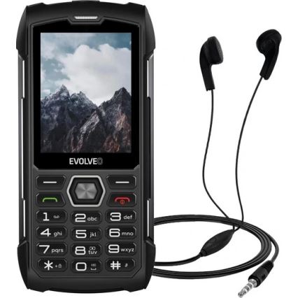 Evolveo - StrongPhone H1, telemóvel Dual SIM à prova de água preto/cinzento