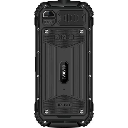 Evolveo - StrongPhone Q1, telefone Dual SIM à prova d'água, preto