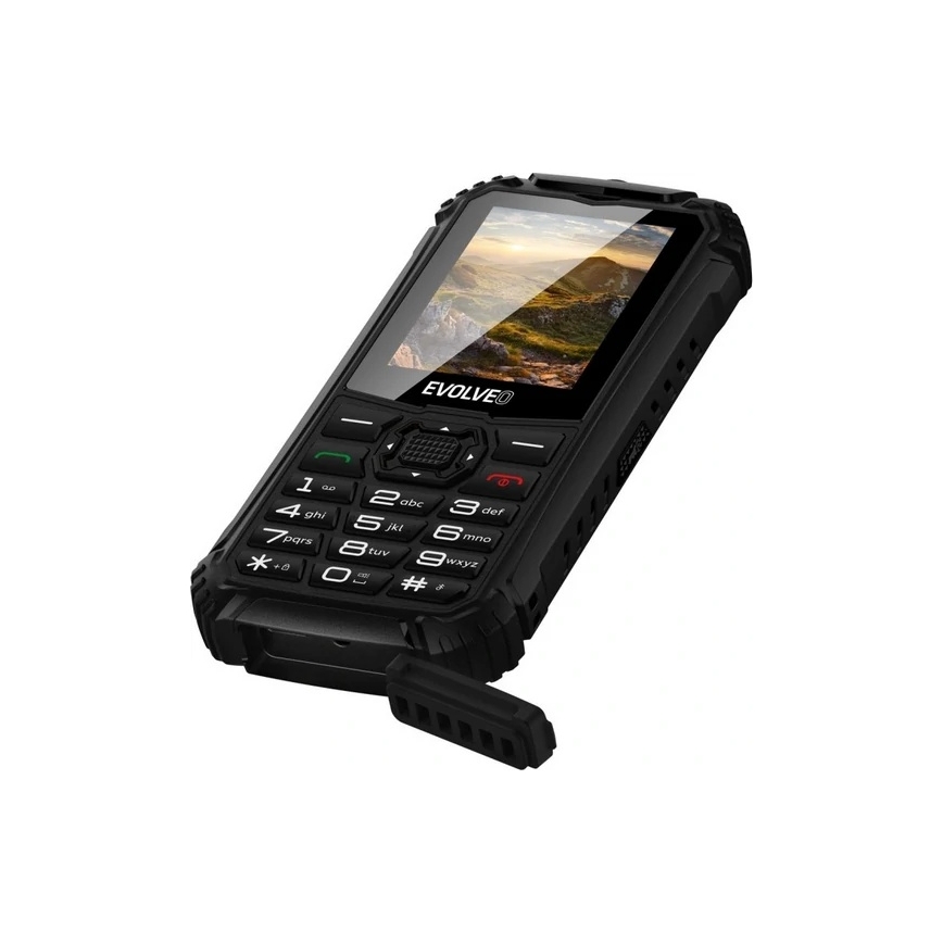 Evolveo - StrongPhone Q1, telefone Dual SIM à prova d'água, preto