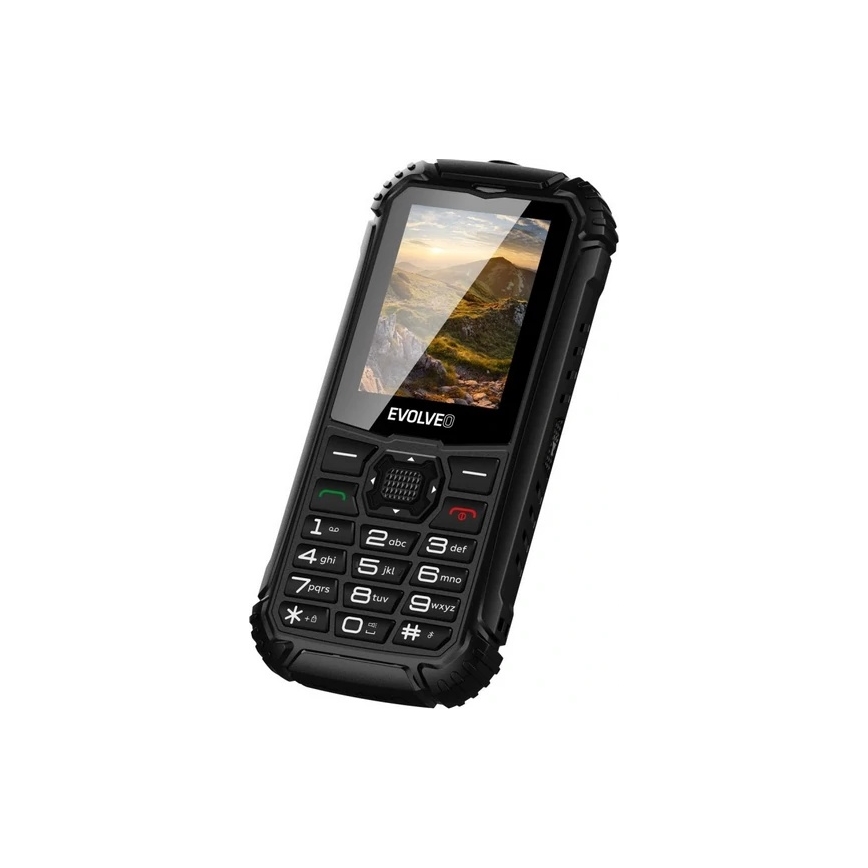 Evolveo - StrongPhone Q1 telemóvel Dual SIM à prova de água, preto