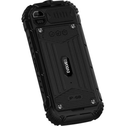 Evolveo - StrongPhone Q1 telemóvel Dual SIM à prova de água, preto