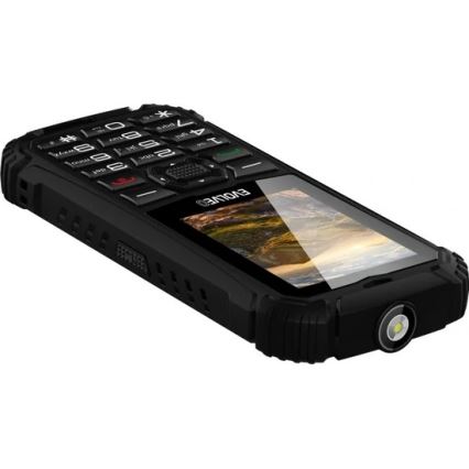 Evolveo - StrongPhone Q1 telemóvel Dual SIM à prova de água, preto
