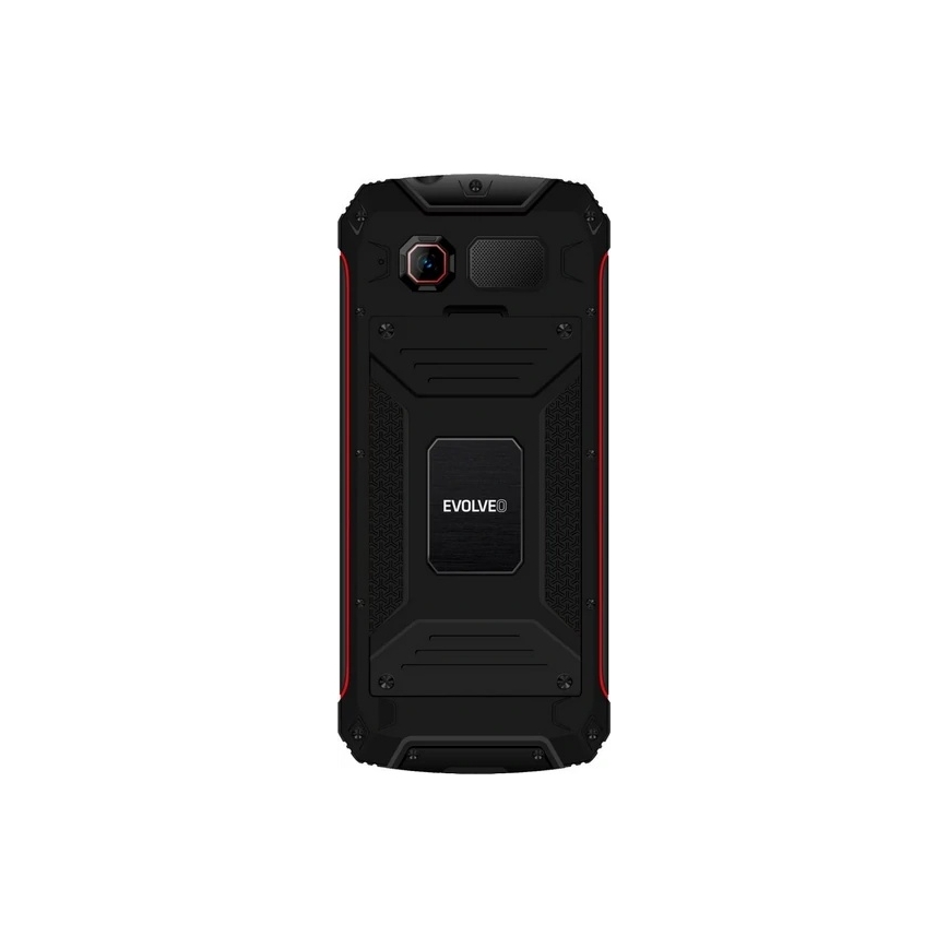 Evolveo - StrongPhone W4 telemóvel Dual SIM resistente à água preto/vermelho