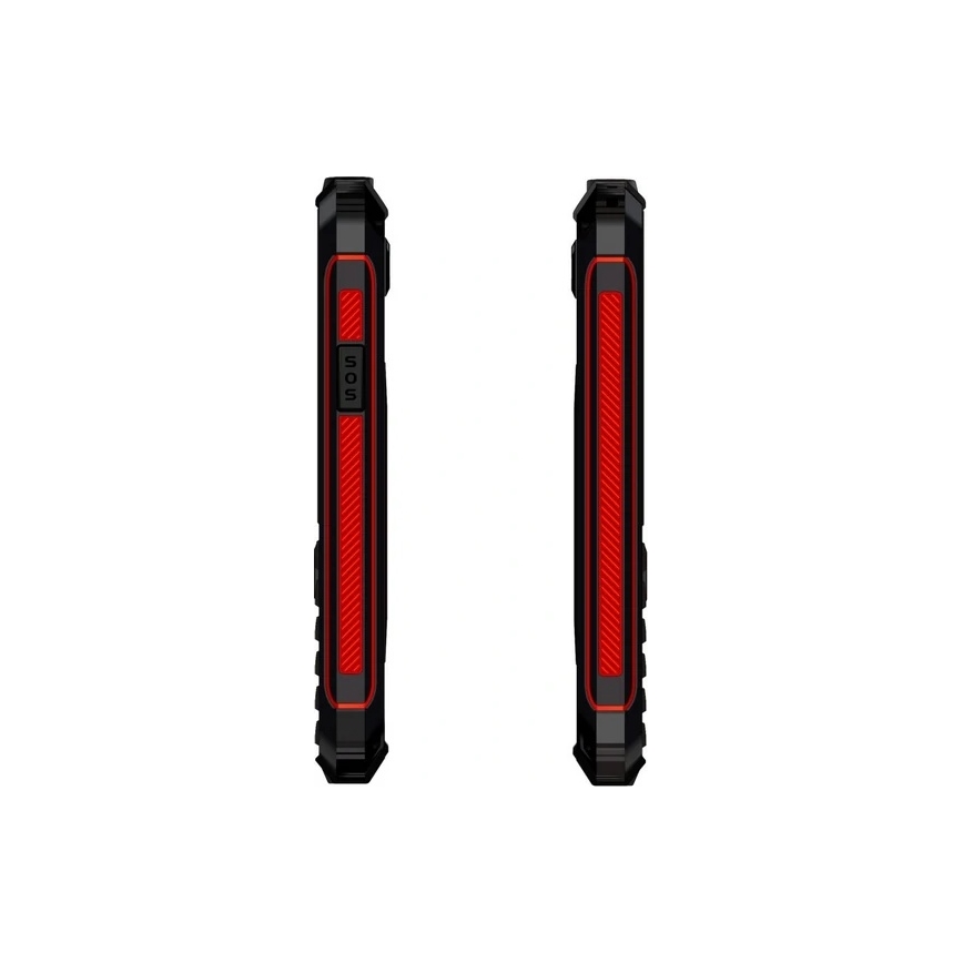 Evolveo - StrongPhone W4 telemóvel Dual SIM resistente à água preto/vermelho