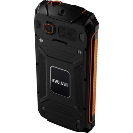 Evolveo - StrongPhone Z6 telefone Dual SIM à prova de água preto/laranja
