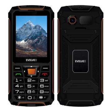 Evolveo - StrongPhone Z6 telemóvel à prova de água Dual SIM preto/laranja