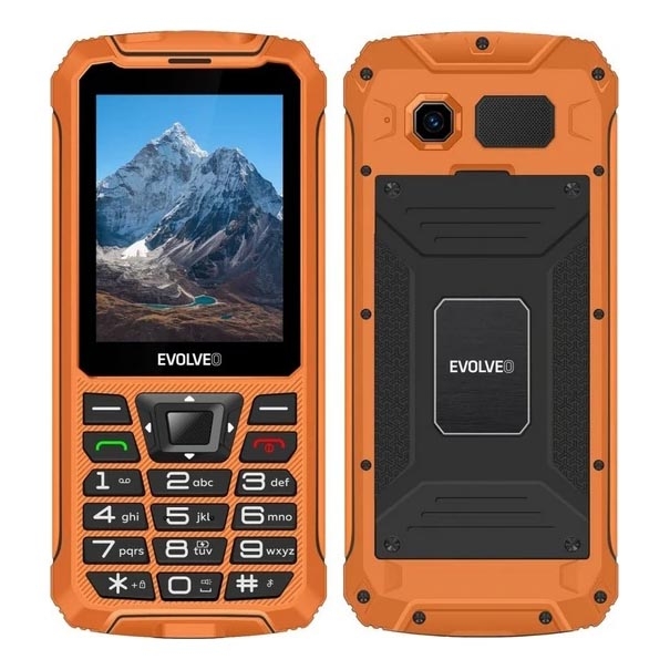 Evolveo - StrongPhone Z6 telemóvel Dual SIM à prova de água laranja