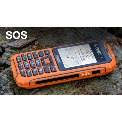 Evolveo - StrongPhone Z6 telemóvel Dual SIM à prova de água laranja