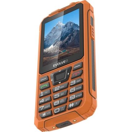 Evolveo - StrongPhone Z6 telemóvel Dual SIM à prova de água laranja