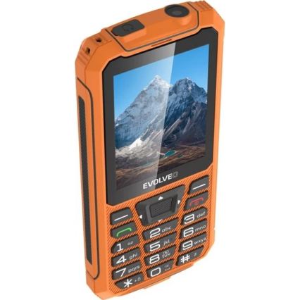 Evolveo - StrongPhone Z6 telemóvel Dual SIM à prova de água laranja