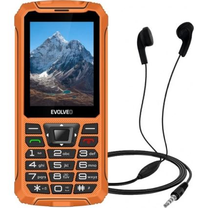 Evolveo - StrongPhone Z6 telemóvel Dual SIM à prova de água laranja