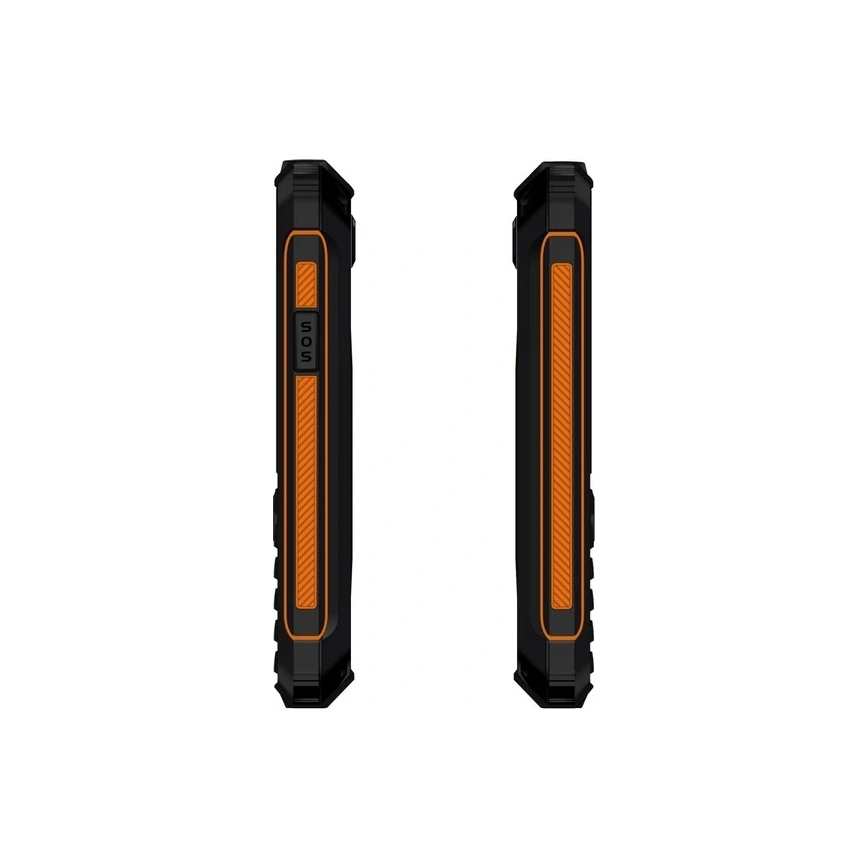 Evolveo - StrongPhone Z6, telemóvel Dual SIM à prova de água, preto - laranja