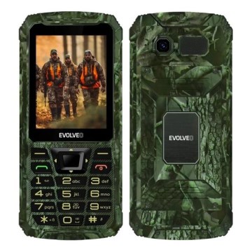Evolveo - StrongPhone Z6: telemóvel Dual SIM impermeável com camuflagem para caça