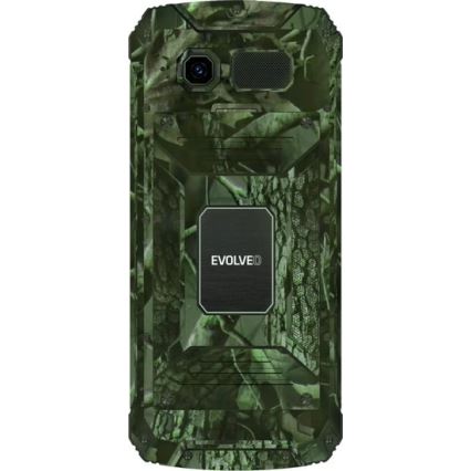 Evolveo - StrongPhone Z6, telemóvel Dual SIM impermeável em camuflagem de caça