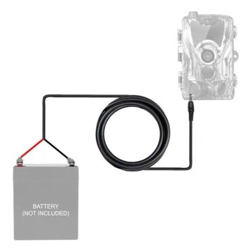 Evolveo - StrongVision cabo para ligação a fonte de alimentação externa