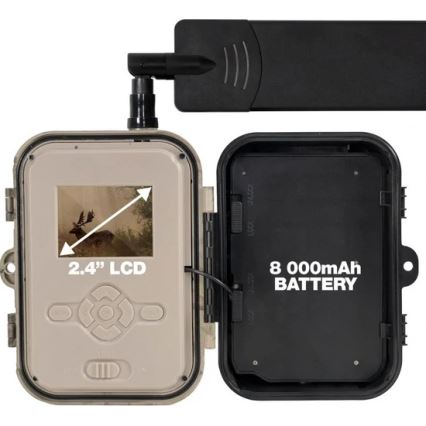 Evolveo - StrongVision Dual PRO 4G, câmara de caça com envio de imagens via 4G, 16 GB