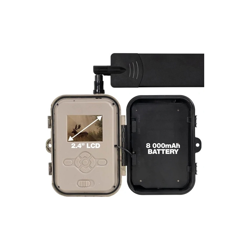 Evolveo - StrongVision Dual PRO 4G, câmara de caça com envio de imagens via 4G, 16 GB