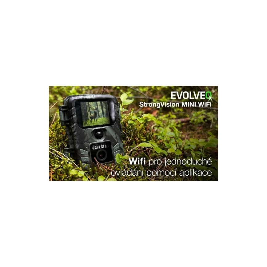 Evolveo - StrongVision MINI Wi-Fi câmara de caça/segurança com aplicação