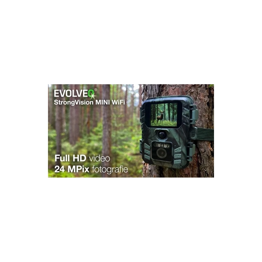 Evolveo - StrongVision MINI Wi-Fi câmara de caça/segurança com aplicação