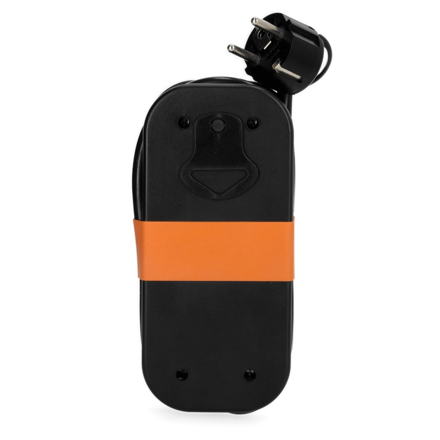 Extensão de cabo 2 tomadas + 2xUSB 1,4 m preto